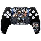 Skinit Decal Gaming Skin Compatible with PS5 Controller - Officially Licensed Liquid Blue NFL Dallas Cowboys Running Back Design