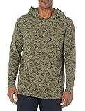 PGA TOUR Men's Luxe Wr Touch Camo Print Hoodie Base Layer, Industrial Grn HTR, XX-Large