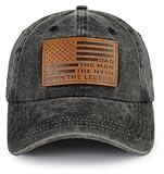 Dad Hat, Christmas Fathers Day Birthday Gifts for Dad Daddy, Adjustable Embroidered World's Best Papa Ever Baseball Cap Gift from Daughter Son Wife Black