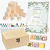 78 PCS Fun Baby Shower Games Sign Kit,Unique Baby Shower Ideas,Funniest Baby Shower Games Ever ,A Game Where You Can Draw to Your Heart's Content,Suitable for Baby Shower Games Boy and Girls