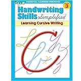 Handwriting Skills Simplified: Learning Cursive Writing, Grade 3