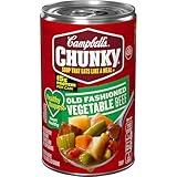 Campbell’s Chunky Healthy Request Soup, Old Fashioned Vegetable Beef Soup, 18.8 Oz Can