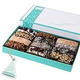 Barnetts Birthday Gifts for Women & Men, Gourmet Chocolate Biscotti Cookies, Unique Prime Food Happy Birthdays Gift Basket, for Wife Mom Dad Sister Girlfriend