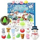 Advent Calendar 2025, Luminous Mochi 24 Days of Christmas Countdown Calendar, 24 Pcs Squishies Fidget Advent Calendar, Christmas Gift for Kids