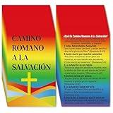 240pcs Spanish Romans Road Christian Cards Religious Gospel Tracts Plan of Salvation Inspirational Prayer Cards Pocket Little Bible Tracts for Evangelism Church Gifts (Camino Romano)