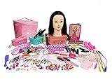 My Beauty Shop PAL Real Hair Doll Accessory Kit - Deluxe Hair Styling and Beauty Kit for Aspiring Young Stylists (Sofia Premium)