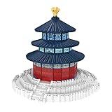 1700Pcs Chinese Architecture Mini Building Blocks Set for Adults - Micro Toy Building Bricks Model Kit - Educational Architecture Model Gift for Kids, Teens, and Adults Age 14+