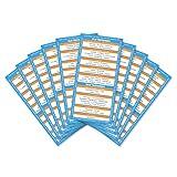 Books of The Bible Bookmarks, Bulk Pack of 10 Large Christian Devotional Guides for Bible Studies & Sunday School, Bible References to Read About Heaven, Salvation, & God's Amazing Love for You