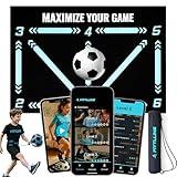 FITTLLINE Soccer Training Mat with App - Soccer Skills Mat, Soccer Training Mat with Video App, Soccer Matt Training, Soccer Mat with App, Soccer Trainer Mat, Soccer Mat, Soccer Mat Training