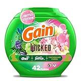 Gain Flings! "Wicked: For Good" Limited Edition Laundry Detergent Pacs, 42 Count, Fantabulous Floral Scent, 3 in 1 HE Detergent Pacs with Oxi Boost and Febreeze