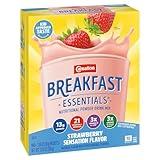 Carnation Instant Breakfast Essentials, Strawberry, 10 Count Box, 1.26-Ounce Packages (Pack of 6)