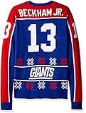 FOCO NFL New York Giants Player Portrait Ugly Sweater, Odell Beckham, X-Large