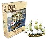 Black Sea's Warlord The Age of Sail HMS Victory Game - Role Playing Strategy Board Games for Adults, Table Top The Age of Sail Strategic War Gaming Kit-Tabletop Military History RPG with Terrain