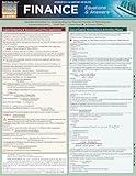 Finance Equations & Answers Laminated Reference Guide (QuickStudy Academic)
