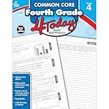 Carson Dellosa Common Core 4 Today 4th Grade Workbook, 40 Weeks of Math, Language Arts, Science, and Social Studies Activities, Classroom or Homeschool Curriculum (Volume 1)