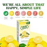 TRUE LEMON Water Enhancer, Bulk Dispenser, 100 Count (Pack of 1), 0 Calorie Drink Mix Packets For Water, Sugar Free Lemon Flavoring Powder Packets