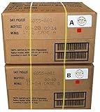 Western Frontier MRE 2020 Inspection Date Case, 24 Meals with 2020 Inspection Date, 2017 Pack Date. Military Surplus Meal Ready to Eat. (A and B Bundle)