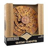 Project Genius Grecian Computer Mechanical Math Puzzle, Wooden Brainteaser Gift for History Buffs and Smart Kids, Teens, and Adults - True Genius Series Inspired by The Ancient Antikythera Mechanism