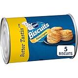 Pillsbury Flaky Layers Butter Tastin' Canned Biscuits, 5 Ct, 6 oz