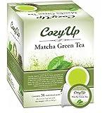 Cozy Up 36-Count Matcha Green Tea Pods Compatible with Keurig K-Cup Brewers