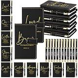 Spakon 10 Sets Christian Gifts Bulk Church Leather Notebook with Pen Pastor Appreciation Gifts Clergy Sunday School Teacher Prayer Journal Religious Bible Study Supplies (Bible Verse)