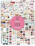 Aesthetic Monthly Planner Stickers - 1100+ Beautiful Design Accessories Enhance and Streamline Your Planner, Journal and Calendar