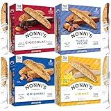 Nonni's Biscotti Variety Pack Of 4 - (Cioccolati Limone Originali Turtle Pecan)