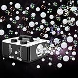 Fog Machine, No Spill Fog Bubble Machine, Portable Smoke Bubble Machine, Bubble Fogger, Bubble Fog Combo Machine for Indoor Outdoor Party Wedding Birthday Photograph Christmas Halloween