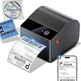 ASprink Bluetooth Shipping Label Printer 4x6, 2025 Upgraded Thermal Label Printer with Built-in Paper Bin, Thermal Printers for Small Business & Shipping Packages, Compatible with Amazon, Tiktok, USPS