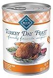 Blue Buffalo Family Favorites Adult Wet Dog Food, Made with Natural Ingredients, Turkey Day Feast, 12.5-oz Can (Pack of 12)