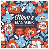 TF PUBLISHING 2025 Mom's Manager Wall Calendar | Large Grids for Appointments and Scheduling | Vertical Monthly Wall Calendar 2025 | Home and Office Organization | Premium Matte Paper | 12"x12”