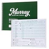 Murray Sporting Goods Classic Basketball Scorebook - 35 Games Green Score Keeper Book | Stat Tracker Scoresbook for Youth Basketball (1)