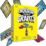 Cards vs Gravity: Ultimate Stacking & Balancing Card Game | Waterproof Board Game for Family Fun, Holidays & Game Nights | 2-4 Players