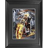 Ghost Rider 3D Poster Wall Art Decor Framed Print | 14.5x18.5 | Lenticular Posters & Pictures | Memorabilia Gifts for Guys & Girls Bedroom | DC Comic Book Classic Hero Movie Fan Picture & Collectable