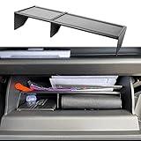 TACORBO Glove Box Organizer Compatible with RAV4 2025 2024 2023 2022 2021 2020 2019 Accessories, Insert Glove Compartment Dividers Black ABS Materials – Not for Large Glove Box Versions