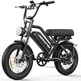 VoltCycle 1000W Peak Motor Electric Bike 16" Fat Tire All-Terrain E-Bike 30-50 Miles 21.75MPH Electric Dirt Bike for Road Sand Mountain Snow - 48V 15.6AH Battery Powered Electric Bicycle