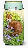 Caroline's Treasures ASA2160TBC Springtime Fox Tall Boy Hugger Can Cooler Sleeve Hugger Machine Washable Drink Sleeve Hugger Collapsible Insulator Beverage Insulated Holder
