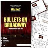 Bullets on Broadway Murder Mystery Game | Flexible 4-20+ Players | Easy to Host Broadway-Themed Party Game Kit | Updated 2025