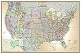 United States, USA US Executive Wall Map Poster Mural (48x70 Laminated)