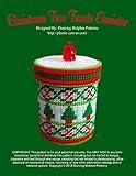 Christmas Tree Treats Canister: Plastic Canvas Pattern