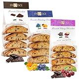 Stildolce Semi-Soft Italian Biscotti Cookies Variety Pack – Chocolate, Blueberry Orange, Chocolate Cherry | Made in Tuscany, Italy | Gourmet Biscuits, No Preservatives, 8.8 oz Bags, Pack of 3
