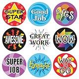 Teacher Reward Stickers for Kids, Student Incentive Grading Stickers, Motivational Reward Chart Labels - 1,080 Count