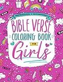 Inspirational & Motivational Bible Verse Coloring Book for Girls: Over 35 Beautiful Lettering Designs of Quotes and Verses of the Scripture for Ages 9-14 Years Old