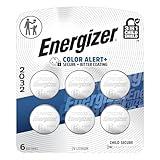Energizer 2032 Batteries (6 Pack), 3V Lithium Coin Batteries