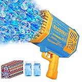 Bubble Machine Gun Kids Toys, Bubble Gun with Colorful Lights and Thousands Bubbles, Outdoor Toy Birthday Party Halloween Favors for Boys Girls Age 3 4 5 6 7 8 9 10 11 12 Years Old