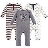 Hudson Baby baby boys Cotton Coveralls Layette Set, Football, 12-18 Months US