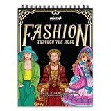 ColorIt Fashion Through The Ages Adult Coloring Book - 50 Single-Sided Designs, Thick Smooth Paper, Lay Flat Hardback Covers, Spiral Bound, USA Printed, Fashion Pages to Color