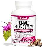AMPLICELL Female Enhancement & Libido Booster – Energy, Hormone Balance & Mood Support with Maca Root, Horny Goat Weed, Dong Quai, Ginseng & Vitamins for Women – 60 Capsules