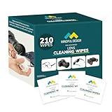 Mindful Design Lens Cleaning Wipes for Eyeglasses, 210ct - Individually Wrapped, Eye Glass Cleaning, Lens Wipes for Glasses/Sunglasses, Packaging May Vary