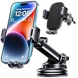 Qifutan Dash Mounted Phone Holders for Your Car Dash Phone Mount for Car Dashboard Air Vent Multi-Mount 3 in 1 Vehicle Windshield Holder Compatible Multi-Device Clip